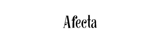 Afecta  Free Fonts Download