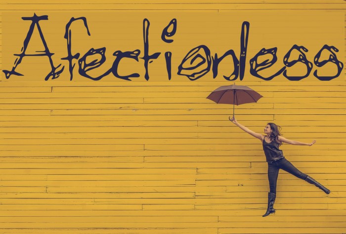Afectionless Font examples