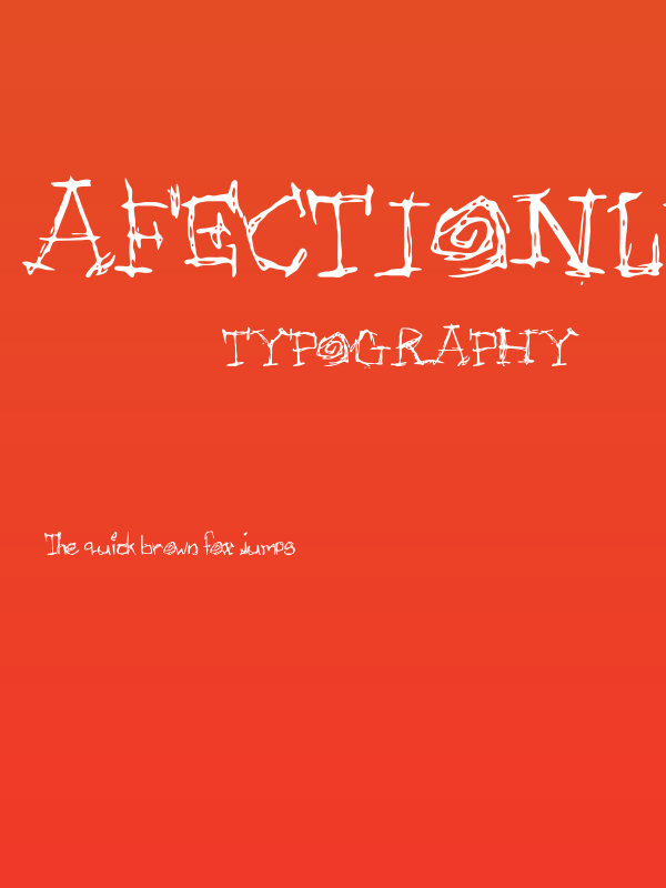 Afectionless Poster