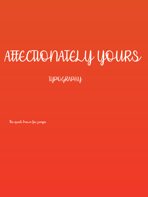 Affectionately Yours Poster