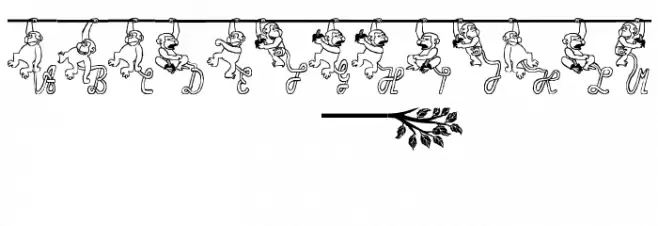 Affenschaukel Font OTHER CHARS