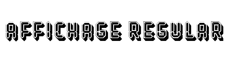 Affichage Regular  font caratteri gratis