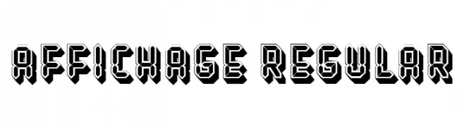 Affichage Regular  नि: शुल्क फ़ॉन्ट्स डाउनलोड