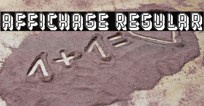 Affichage Regular Example 3