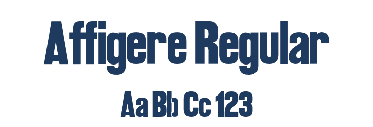 Affigere Regular Font Preview