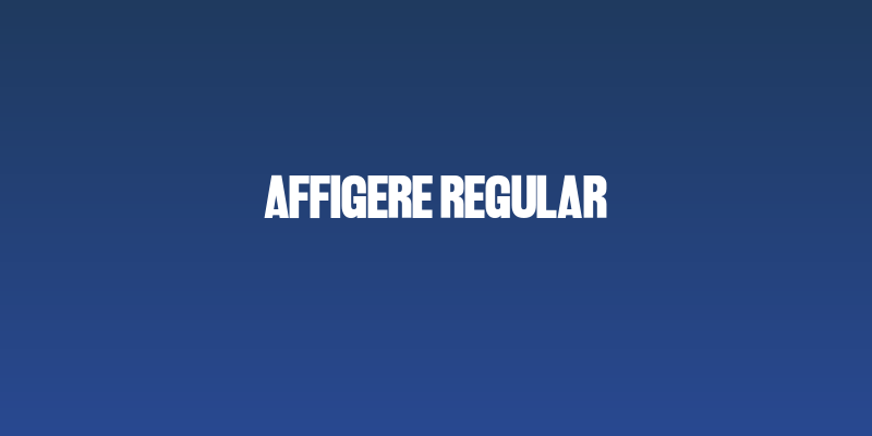 Affigere Regular Social Header