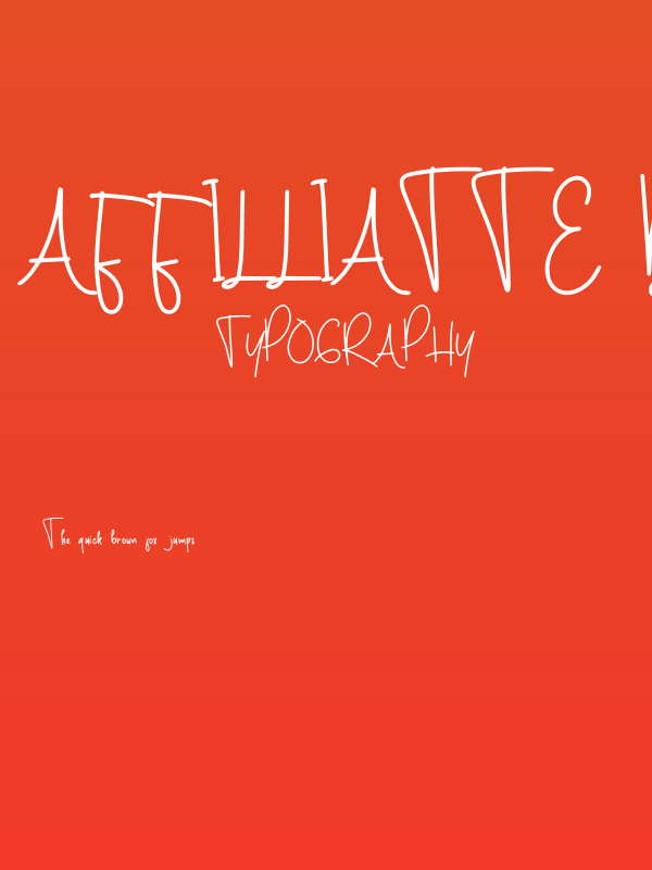 Affilliatte Demo Poster