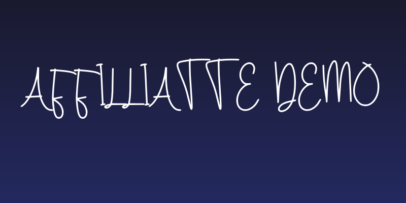 Affilliatte Demo Social Header