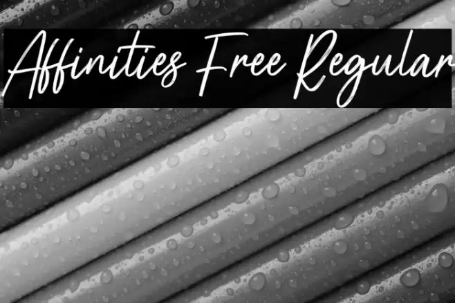 Affinities Free Regular Font examples