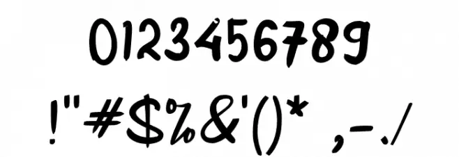 Affirmation_ Font OTHER CHARS