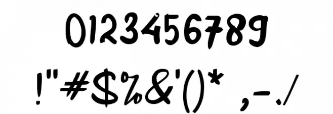 Affirmation_ Font OTHER CHARS