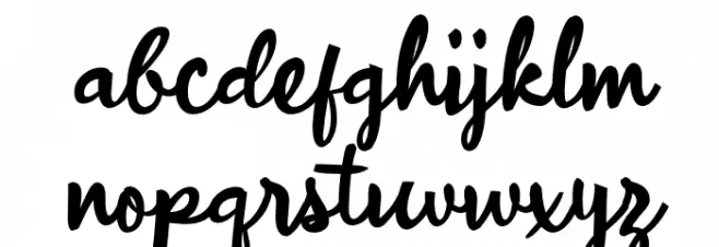 Affirmation_ Font LOWERCASE