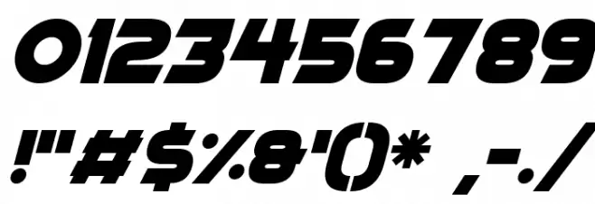 Affirmative Italic Font OTHER CHARS