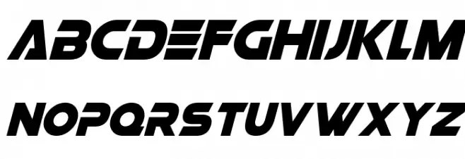 Affirmative Italic 字体 小写