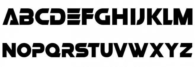 Affirmative Schriftart Groß