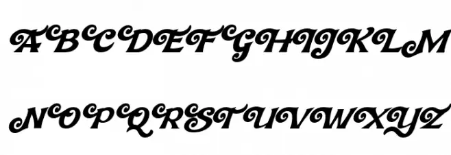Affistory Italic Fuentes MAYÚSCULAS