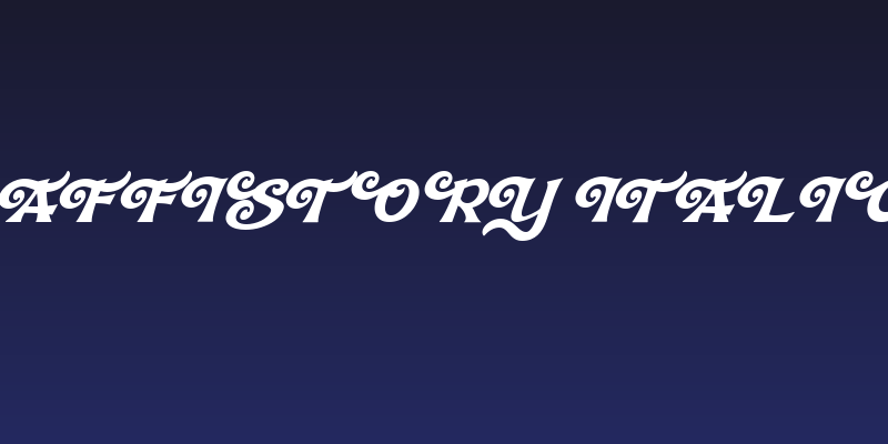 Affistory Italic Social Header