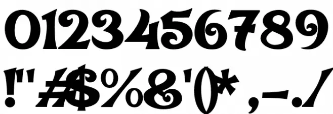 Affistory Schriftart Anderer Schreiben