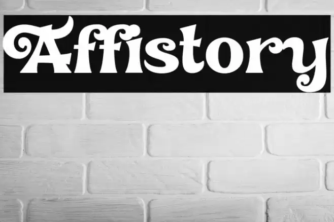 Affistory 字体 examples