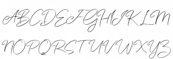 Afiany Free Normal Font Litere mari