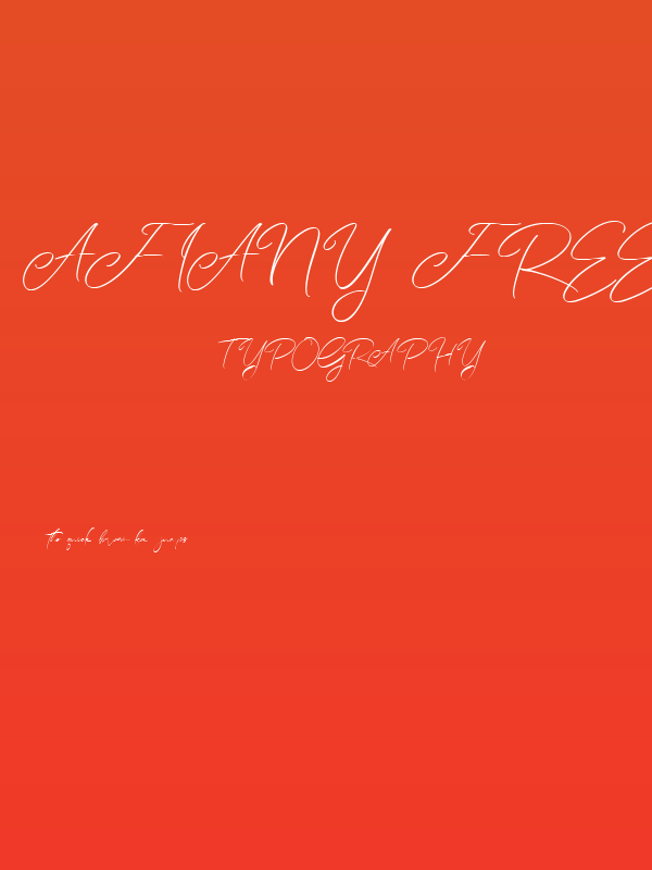 Afiany Free Normal Poster