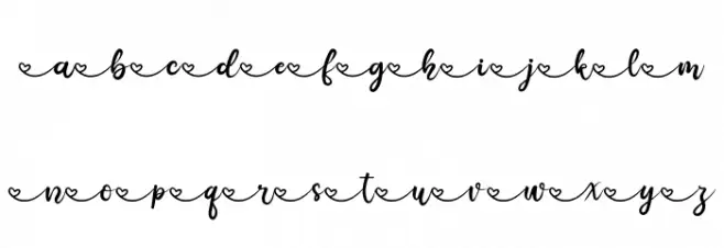 Afilia Schriftart Groß