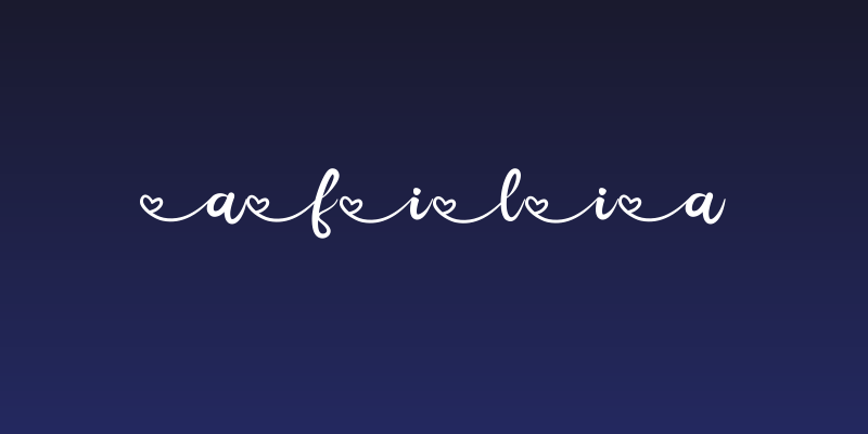 Afilia Social Header