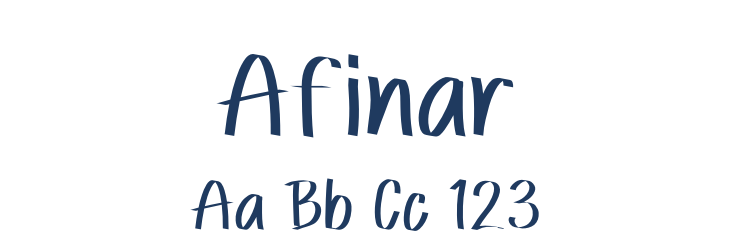 Afinar Font Preview