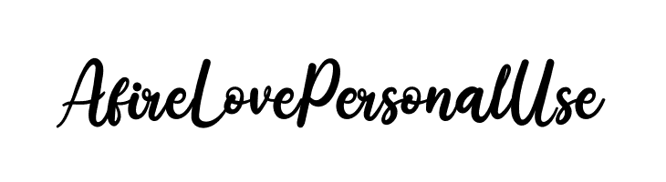 Afire Love Personal Use  les polices de caractères gratuit tlcharger