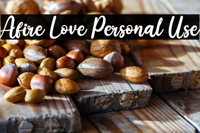 Afire Love Personal Use Example 2