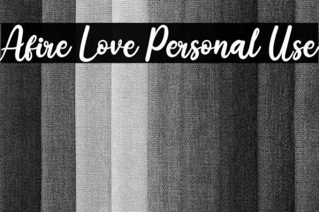 Afire Love Personal Use Example 3