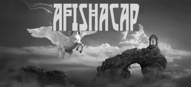 AfishaCap Font examples