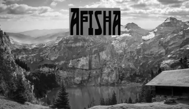 Afisha Font examples