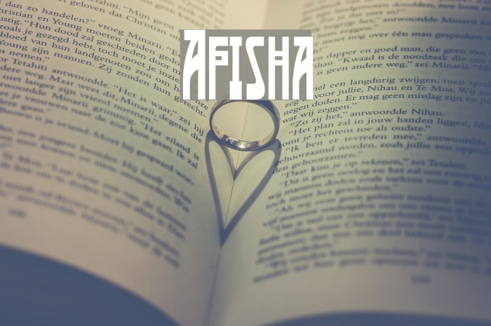 Afisha Font examples
