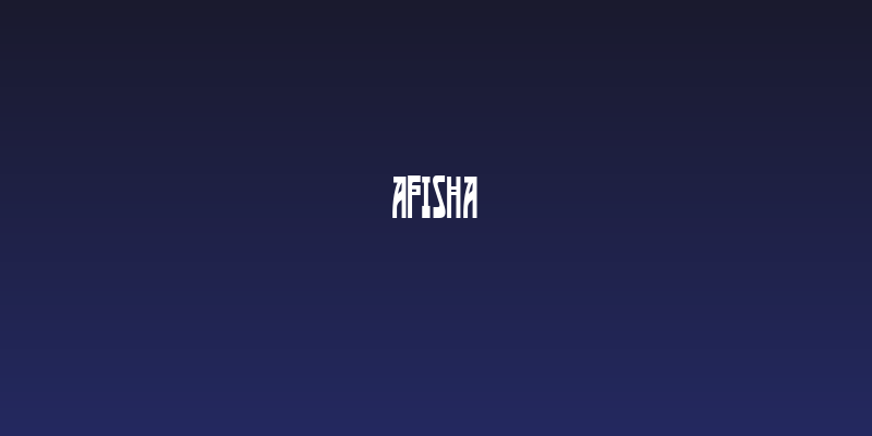 Afisha Social Header