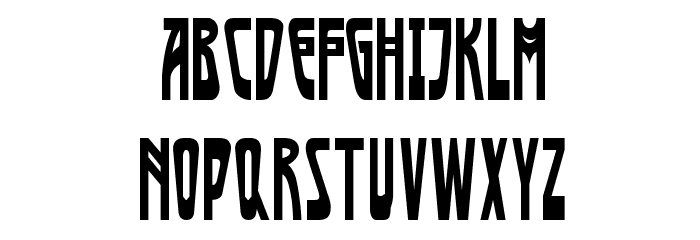 Afisha Font LOWERCASE