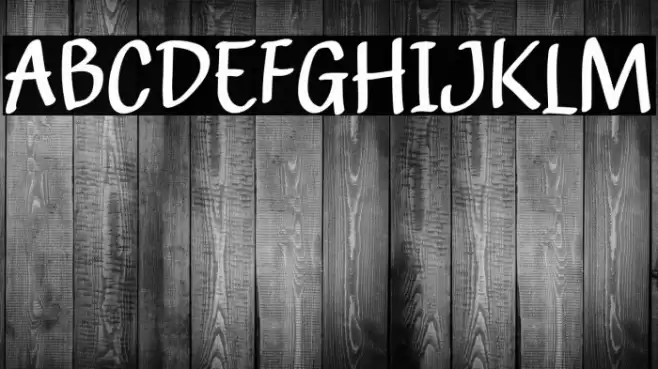 Aflah Type Fonte examples