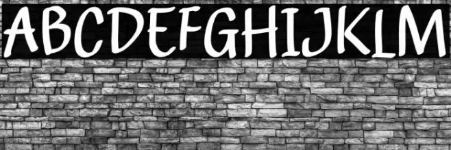 Aflah Type Fonte examples