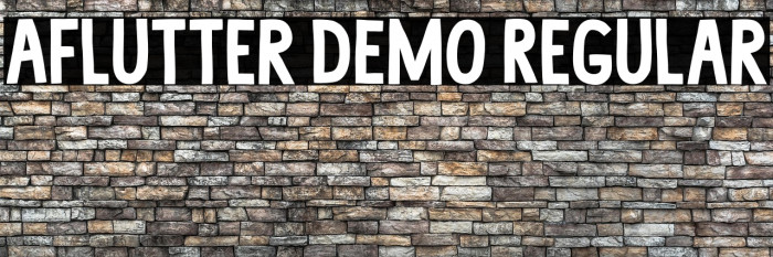 Aflutter DEMO Regular Example 2