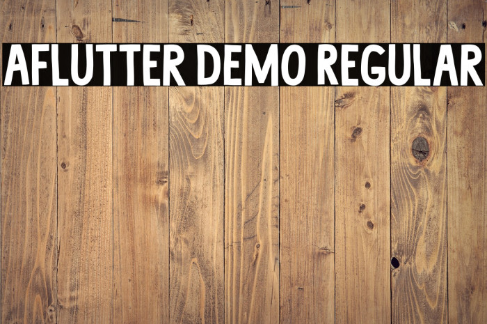 Aflutter DEMO Regular Example 3