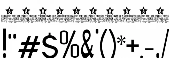 AfontLIGHTPERSONALUSE Font OTHER CHARS