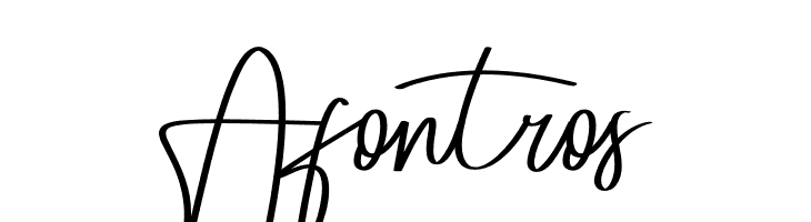 Afontros  Free Fonts Download