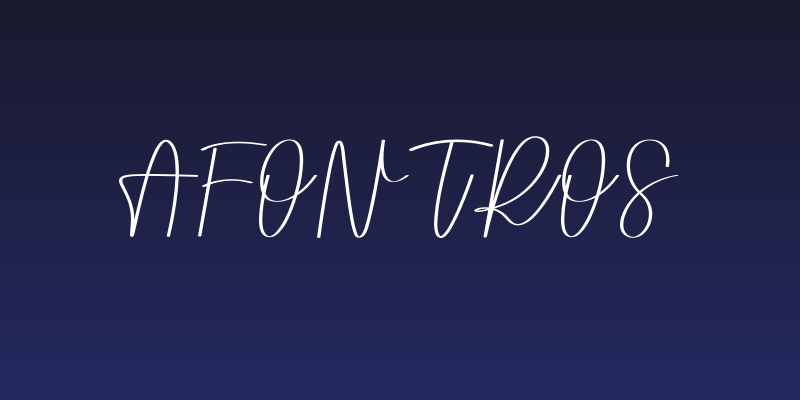 Afontros Social Header