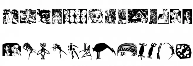 AfricArtes Font UPPERCASE
