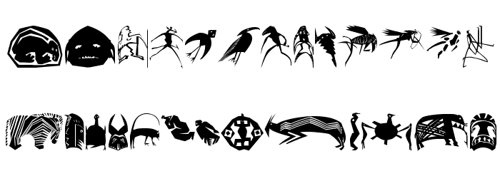 AfricArtes Font LOWERCASE