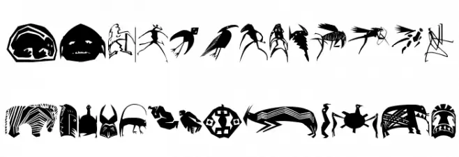 AfricArtes Caratteri MINUSCOLO