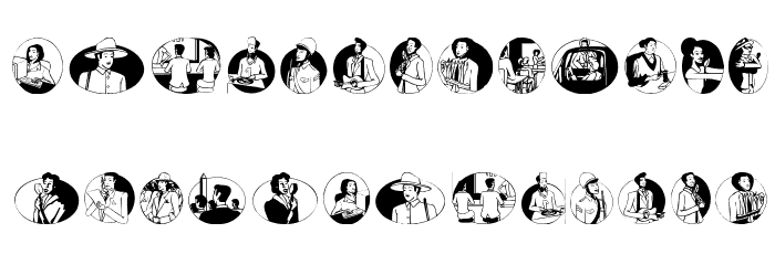 AfricEggs Font LOWERCASE