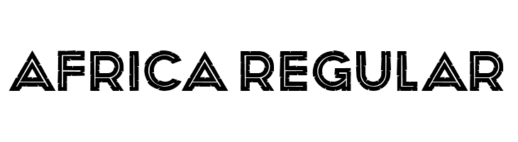 Africa Regular Font