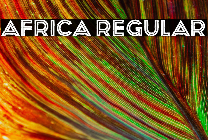 Africa Regular Example 3