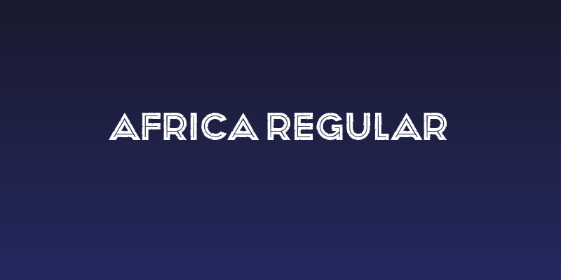Africa Regular Social Header